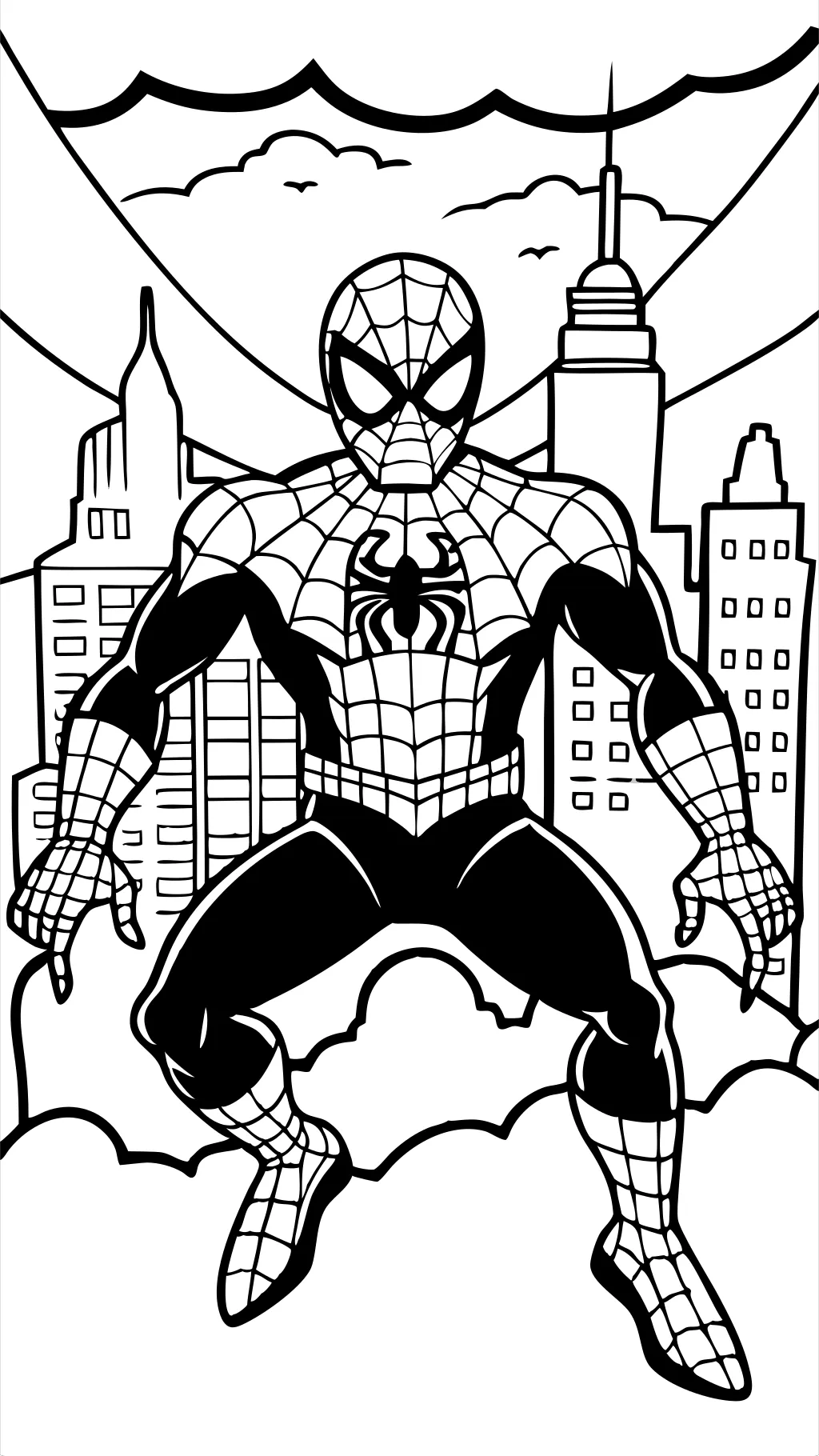 coloriages Spiderman imprimables